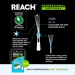 Reach Professional Soft Pick Teeth Cleaners, 60 Count - Pack of 2