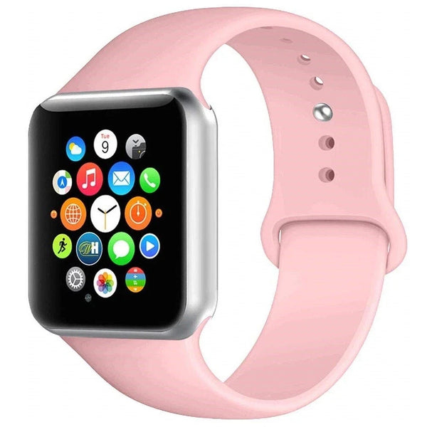 Pink Silicone Sport Band Loop for Apple Watch – 42/44 mm (M/M)