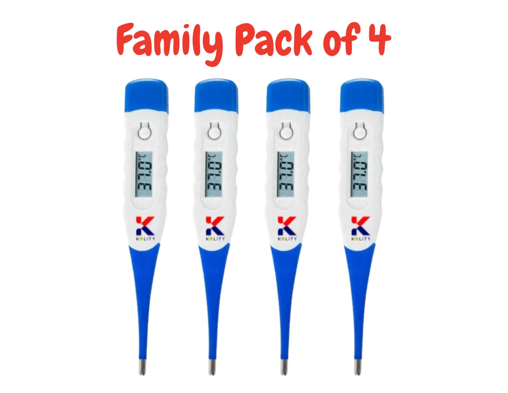 Digital Thermometer For Baby, Kids, Adult Medical Thermometer - 4 Pack