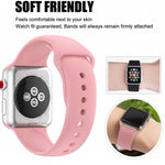 Pink Silicone Sport Band Loop for Apple Watch – 42/44 mm (M/M)