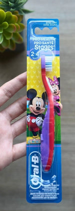 Oral-B Toothbrush for Kids, Pro Health Stages 2-4  Years Mickey  Mouse (6 pcs)